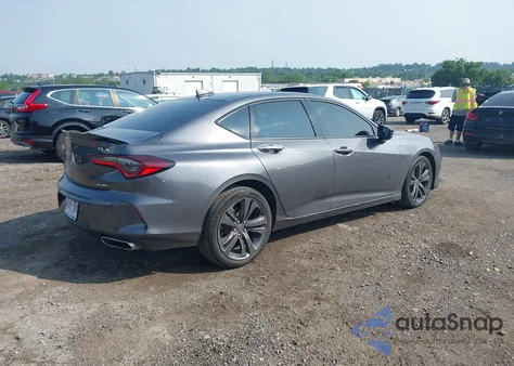 2022 Acura Tlx A-Spec Package z USA, uszkodzony, nr VIN 19UUB5F56NA004388